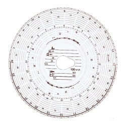 Tarcza HAUG do tachografów 100Km/h Combi -Tachograf analogowy